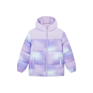 特步童装儿童保暖羽绒服女童秋冬季新款加厚休闲男童学生上衣外套