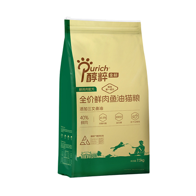 醇粹金标鲜肉鱼油猫粮15斤
