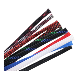 蛇皮网 10mm 三织加密型 高品质 PET编织网管尼龙网 线缆护套 1米