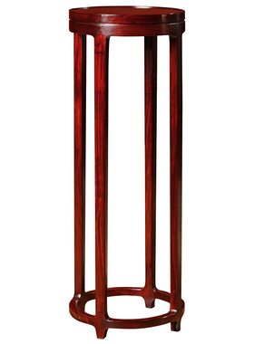 康御红赞比亚血檀木花架