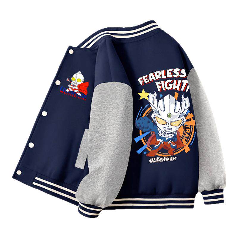 男童装春秋新款卡通印花外套男孩子帅气夹克棒球服上衣运动服装潮