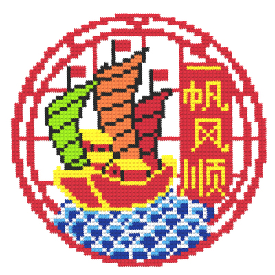 小颗粒益智礼物财神爷拼装玩具6+