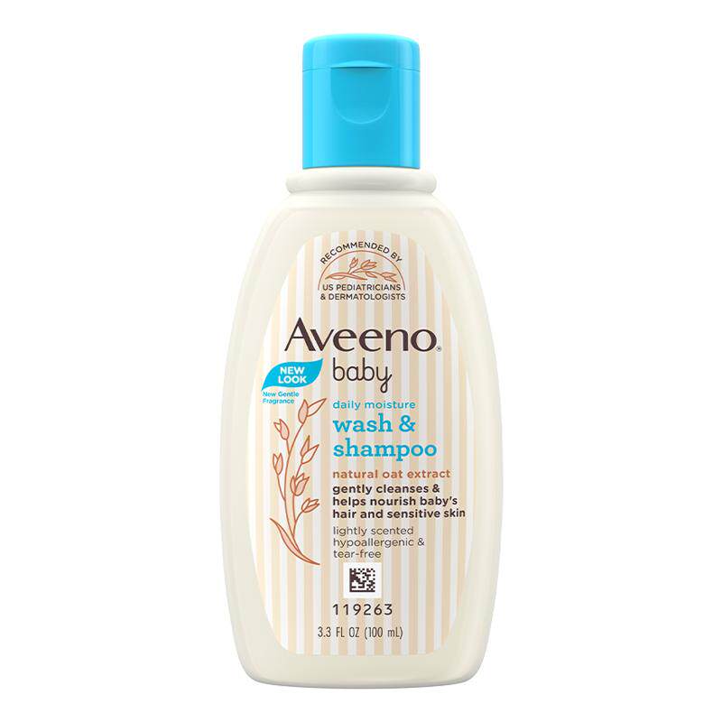 Aveeno/艾惟诺艾维诺婴儿童倍护洗发水沐浴露二合一100ml儿童