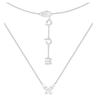 APM Monaco蝴蝶项链女银锁骨链轻奢首饰送女生送人生日新年礼物