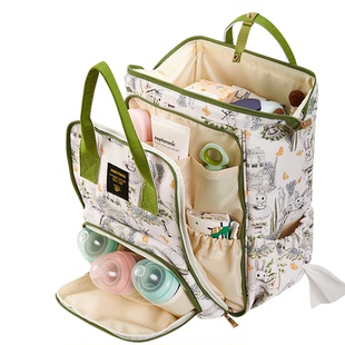 三美婴母婴包大容量妈妈包外出时尚手提双肩包妈咪包母婴外出轻便