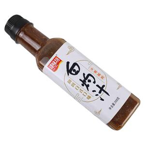 0脂白灼汁清蒸白灼虾葱油蔬菜白灼汁250ml凉拌菜 水煮菜 蒸鱼调料