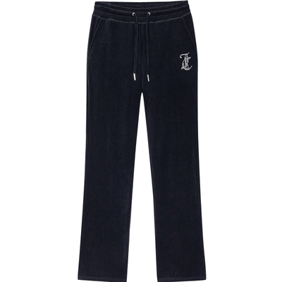 JuicyCouture橘滋微喇丝绒长裤