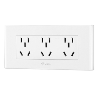 公牛118型开关插座面板多孔联排家用暗装15孔9九孔十20孔12十二孔