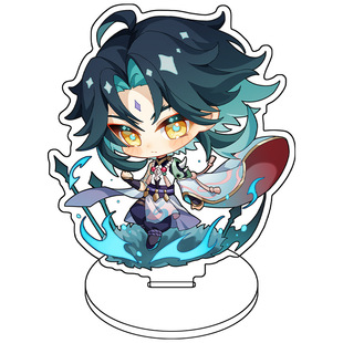 原神周边挂件万叶神里宵宫尤菈早柚烟绯罗莎莉亚动漫钥匙扣二次元