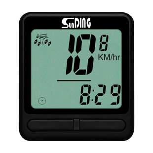 593新款无线码表背光长亮骑行装备公路山地车中文夜光里程速度计