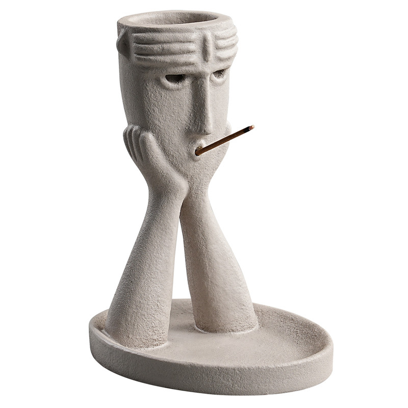 威想手工立体线香香插底座摆件