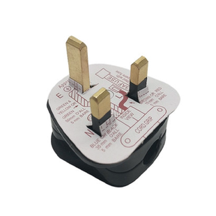 英规装配电线英式插头BS1363A新加坡SAFETY沙特SASO2203认证扁线