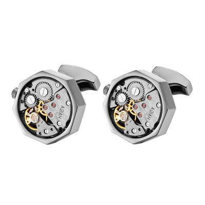 LEPTON手表机芯男士袖扣礼品礼物