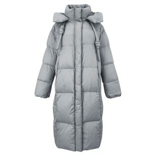 Sieyiu330g保命外套 加厚长款连帽羽绒服女款冬季2025新款羽绒服