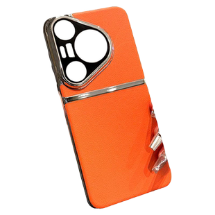 呆芒素皮质防指纹适用华为的pura70手机外壳80新款女高级感mate60pro+男mate50小众mt40pro超薄全包防摔套80