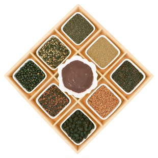 现磨【八黑膳食粉】黑色营养|黑谷物粉|黑芝麻桑葚黑豆新鲜