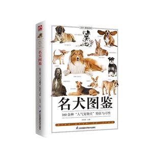 名犬图鉴 160种人气宠物犬特征与习性 科普知识百科全书喂养常识饮食护理 爱犬人士应用手册家庭亲子科普知识普及图书籍