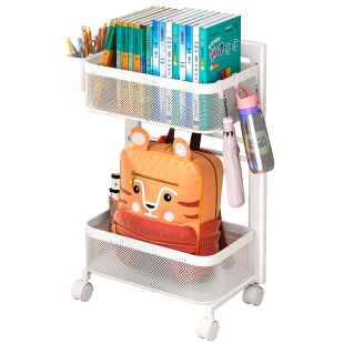 书包置物架可移动儿童桌下初中生大号小学生小推车带轮放书包架