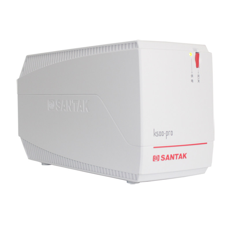 山特 UPS不间断电源K500-PRO后备式家用电脑用自动稳压500VA 300W