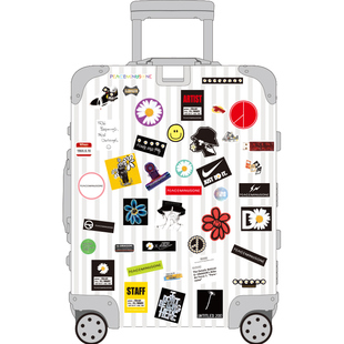 45张GD权志龙小雏菊行李箱贴纸潮牌ipad电脑手机头盔滑板防水贴画