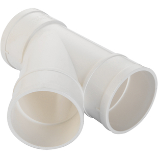 PVC排水管斜三通45度75等径变异径水槽下水管110Y型斜三通配管件