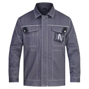 酷格邦尼工作服套装男耐磨结实秋冬上衣夹克多口袋电工定制劳保服