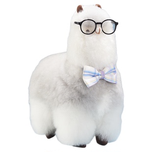 【学院系列】INJOI秘鲁真羊驼毛玩偶手工毛绒玩具公仔新年礼物