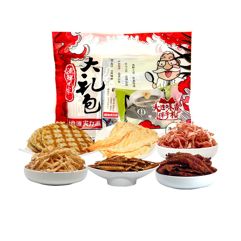 即食海鲜三山岛烤鱼片鱿鱼丝