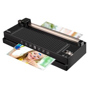 得力照片过塑机三合一多功能带裁纸刀塑封机智能带裁纸刀过塑机办公过胶机热塑封膜机商用烫膜机文件塑膜A3A4