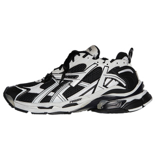 Balenciaga巴黎世家 Runner 时尚 透气 低帮 老爹鞋 男款 黑白