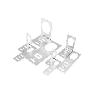 沪工接近开关光电开关传感器一字L型安装支架M8M12M18M30固定底座