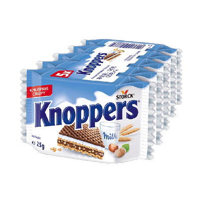 knoppers德国牛奶榛子威化饼干