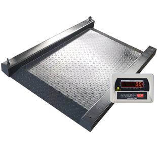 超低型电子地磅秤1t-3吨2T磅秤物流工业小型上车带斜坡地磅电子秤