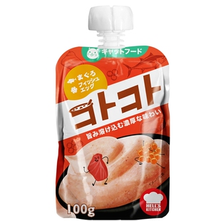 Hell's Kitchen地狱厨房猫咪咕噜酱猫条零食餐包拌粮肉泥增肥湿粮