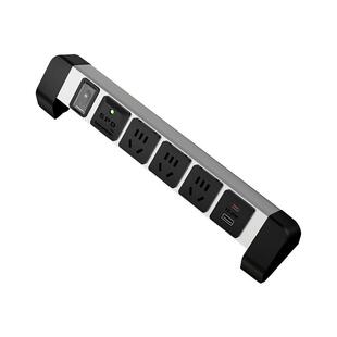 德木桌面充电站氮化镓家用会议桌面插排高颜值插座办公插线板排插