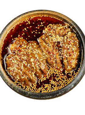 蜀山小玲即食麻辣猪脑花熟食休闲追剧解馋四川特产冷吃泡椒脑花