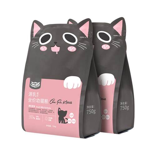 WoWo喔喔猫粮乳源配方羊初乳幼猫粮奶糕主粮