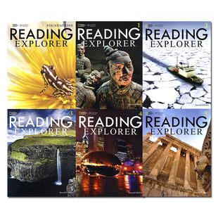 Reading Explorer国家地理阅读教材第二版Foundations/1/2/3/4/5级正版青少年英语综合课程赠音频视频 readingexplorer原版进口