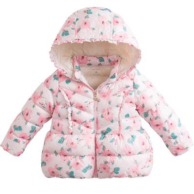 清仓马克珍妮宝宝冬装连帽羽绒服