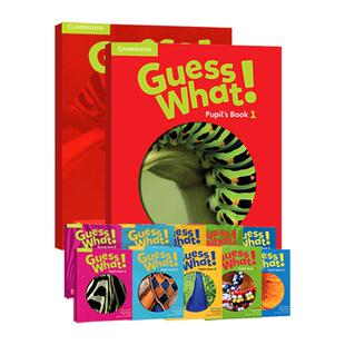 【顺丰包邮】 剑桥少儿英语guess what 1 2 3 4 5 6级学生书+练习册 5-12岁儿童英语课外阅读辅导培训教材guesswhat原版教材 kj