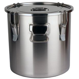 不锈钢桶304食品级超大容量100升200斤油桶加厚带盖防潮密封米桶