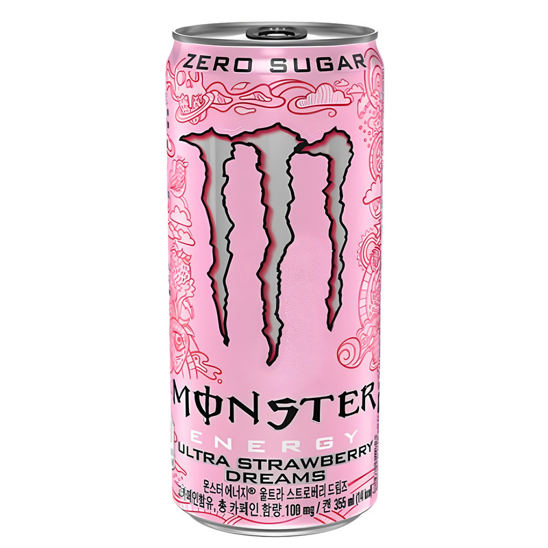 韩国直邮可口可乐MONSTER魔爪能量饮料多种风味运动355ML*24碳酸