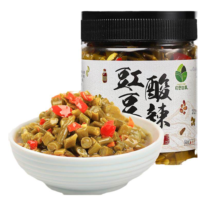 田野故事香辣酸豆角湖南特产