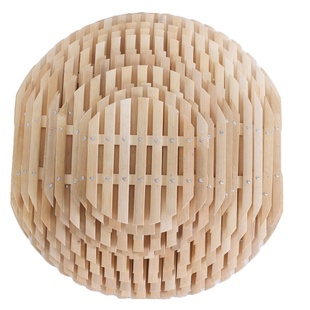 圆形蒸锅家用竹篦子蒸笼垫竹制木质蒸笼木制大锅蒸连大号竹片