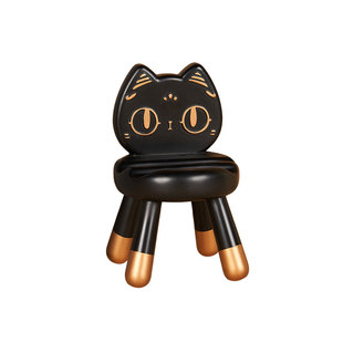 物兮物x大英博物馆巴斯特萌猫小板凳手机支架摆件生日礼物女生