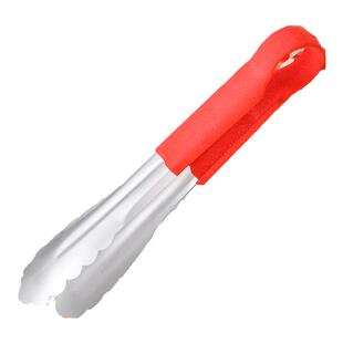 304不锈钢食品夹子小号厨房防烫加长夹菜饼夹子烙饼面包馒头家用