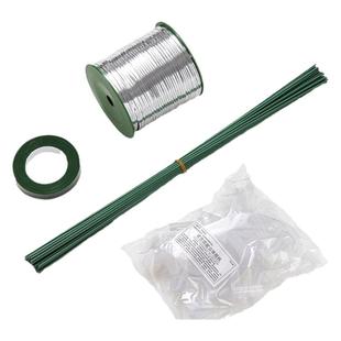 鲜花包装纸材料花艺剪刀除刺棒棒糖零食竹签花泥丝带胶带diy配件