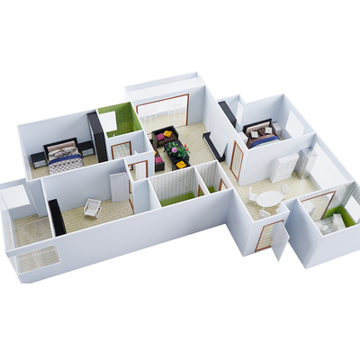 小房子房屋户型室内制作场景微缩