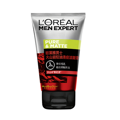 欧莱雅控油抗痘深层清洁洗面奶