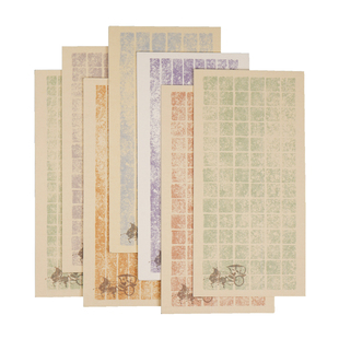 日课纸八分熟小楷书法作品纸创意微喷宣纸创作品书法专用纸方格竖格信笺纸灵飞经格子练习纸硬笔毛笔字练字纸